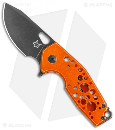 Fox Knives Vox Suru Frame Lock Flipper Knife Orange (2.3" Black Stonewash) 1 Fox Knives Vox Suru Frame Lock Flipper Knife Orange (2.3" Black Stonewash)