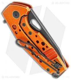 Fox Knives Vox Suru Frame Lock Flipper Knife Orange (2.3" Black Stonewash) 6 Fox Knives Vox Suru Frame Lock Flipper Knife Orange (2.3" Black Stonewash) -Fox Knives Shop Fox Knives Vox Suru FL Orange Black SW FX 526ALO BHQ 86404 jr side 2