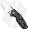 Fox Knives Vox Suru Frame Lock Knife Carbon Fiber/Blue Ti (2.3" Satin M390)