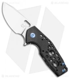 Fox Knives Vox Suru Frame Lock Knife Carbon Fiber/Blue Ti (2.3" Satin M390)