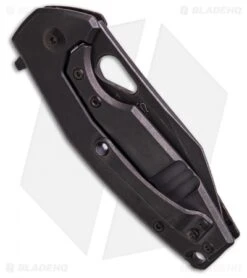 Fox Knives Vox Yaru Frame Lock Knife Snakeskin CF (2.9" Black SW) -Fox Knives Shop Fox Knives Vox Yaru Frame Lock Knife Space Coral 2in 9cm Black SW BHQ 121569 td side