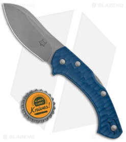 Fox Knives Anso Zero Exclusive Folding Knife Blue G-10 (3" Stonewash N690) 7 Fox Knives Anso Zero Exclusive Folding Knife Blue G-10 (3" Stonewash N690) -Fox Knives Shop Fox Knvies Anso Zero Exclusive Blue G 10 SW BHQ 177638 jr bottlecap