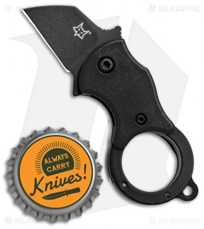 Fox Knives Mini-TA Liner Lock Karambit Knife Black (1" Black) FX-536B 6 Fox Knives Mini-TA Liner Lock Karambit Knife Black (1" Black) FX-536B - Image 6