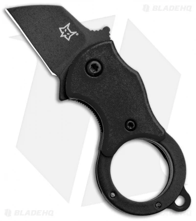 Fox Knives Mini-TA Liner Lock Karambit Knife Black (1" Black) FX-536B 1 Fox Knives Mini-TA Liner Lock Karambit Knife Black (1" Black) FX-536B