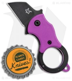 Fox Knives Mini-TA Liner Lock Karambit Knife Purple (1" Black) FX-536OD 11 Fox Knives Mini-TA Liner Lock Karambit Knife Purple (1" Black) FX-536OD -Fox Knives Shop Fox Mini TA Pink Purple Black FX 536PB BHQ 95726 jr bottlecap