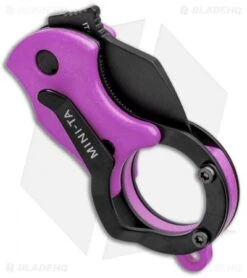 Fox Knives Mini-TA Liner Lock Karambit Knife Purple (1" Black) FX-536OD 8 Fox Knives Mini-TA Liner Lock Karambit Knife Purple (1" Black) FX-536OD -Fox Knives Shop Fox Mini TA Pink Purple Black FX 536PB BHQ 95726 jr side
