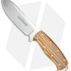Fox Knives Pachi Persian Hunter Fixed Blade Knife Olive Wood (4.5" Satin)