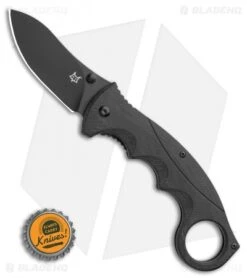Fox Knives Russ Kommer Alaska Hunter Liner Lock Knife Black G-10 (2.9" Black) 7 Fox Knives Russ Kommer Alaska Hunter Liner Lock Knife Black G-10 (2.9" Black) -Fox Knives Shop Fox Russ Kommer Alaska Fixed Blad FX 622 b BHQ 114130 LS Bottlecap