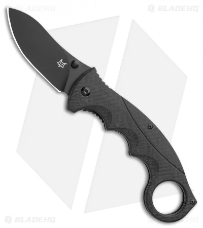 Fox Knives Russ Kommer Alaska Hunter Liner Lock Knife Black G-10 (2.9" Black) 1 Fox Knives Russ Kommer Alaska Hunter Liner Lock Knife Black G-10 (2.9" Black)