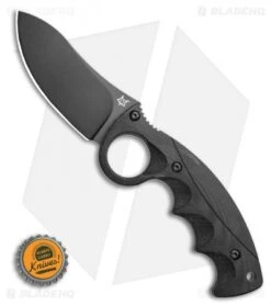 Fox Knives Russ Kommer Alaska Hunter Fixed Blade Knife Black G-10 (3.6" Black) 7 Fox Knives Russ Kommer Alaska Hunter Fixed Blade Knife Black G-10 (3.6" Black) -Fox Knives Shop Fox Russ Kommer Alaska Fixed Blade FX 620 B BHQ 114128 LS Bottlecap