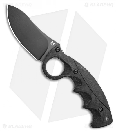 Fox Knives Russ Kommer Alaska Hunter Fixed Blade Knife Black G-10 (3.6" Black) 1 Fox Knives Russ Kommer Alaska Hunter Fixed Blade Knife Black G-10 (3.6" Black)