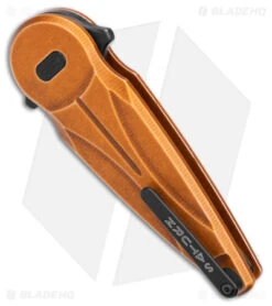 Fox Saturn Folding Knife Copper Aluminum (2.6" Black Stonewash) FX-551 ALCOB -Fox Knives Shop Fox Saturn Copper Black SW BHQ 154281 jr side