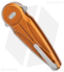 Fox Saturn Folding Knife Copper Aluminum (2.6" Stonewash) FX-551 ALCO -Fox Knives Shop Fox Saturn Copper SW BHQ 150025 jr side