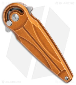 Fox Saturn Folding Knife Copper Aluminum (2.6" Stonewash) FX-551 ALCO -Fox Knives Shop Fox Saturn Copper SW BHQ 150025 jr spine