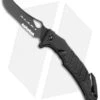 FOX Sierra Rescue Liner Lock Knife Black G-10 (3.5" Black) FOX447CB