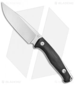 Fox Knives TUR Fixed Blade Knife Black G-10 (4.5" Satin) 02FX097