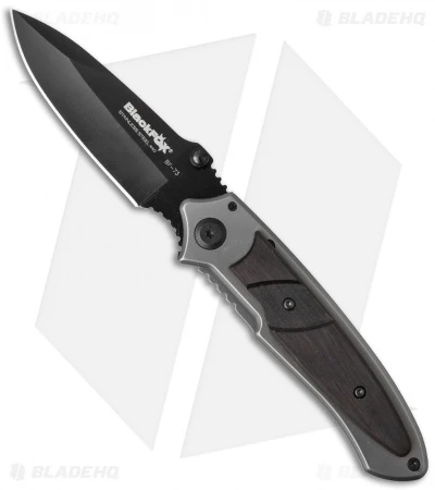 BlackFox BF-73 Frame Lock Folding Knife Black Sandal Wood (3.25" Black) 1 BlackFox BF-73 Frame Lock Folding Knife Black Sandal Wood (3.25" Black)