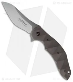Fox Knives Jens Anso Titanium Flipper Folding Knife (3.54" Satin) FX-302