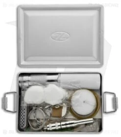 Fox Knives Israeli Tracker Kapap Fixed Blade Knife W/ Kit (7.5" Black) FX-602 -Fox Knives Shop fox fixed israeli trakker black fx 602 2