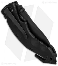 Fox Knives Sierra Tactical Rescue Liner Lock Knife G10 (3.5" Black Serr) FX-151T