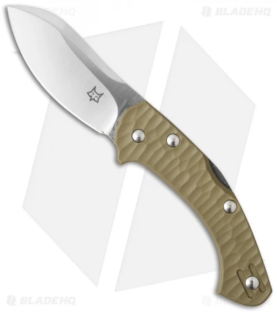 Fox Knives Anso Zero Lockback Knife Olive FRN (2.75" Satin) FX-305G 1 Fox Knives Anso Zero Lockback Knife Olive FRN (2.75" Satin) FX-305G