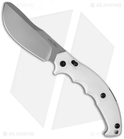 Fox Knives Aruru Folder Lockback Knife White HPL (4.25" Bead Blast) FX-506W 1 Fox Knives Aruru Folder Lockback Knife White HPL (4.25" Bead Blast) FX-506W