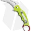 Fox Knives Folding Karambit Rescue Knife UV React Yellow (2.4" Satin) FX-599RSY