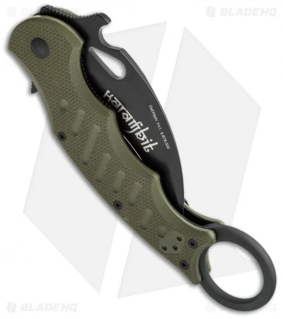 Fox Knives Karambit Folder Knife OD Green G-10 (3.1" Black) 479OD 2 Fox Knives Karambit Folder Knife OD Green G-10 (3.1" Black) 479OD - Image 2
