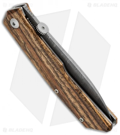 Fox Knives Terzuola Folder Knife Bocote Wood (3.25" Damascus) FX-525DB 3 Fox Knives Terzuola Folder Knife Bocote Wood (3.25" Damascus) FX-525DB - Image 3