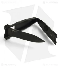 Fox Knives Sami Stinner Dobolock Knife (4.13" Black Serr) FX-301 -Fox Knives Shop fox po knife dobolock fx 301 detail